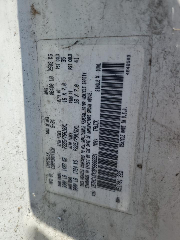 1B7HC16Y3RS698991 1994 Dodge Ram 1500