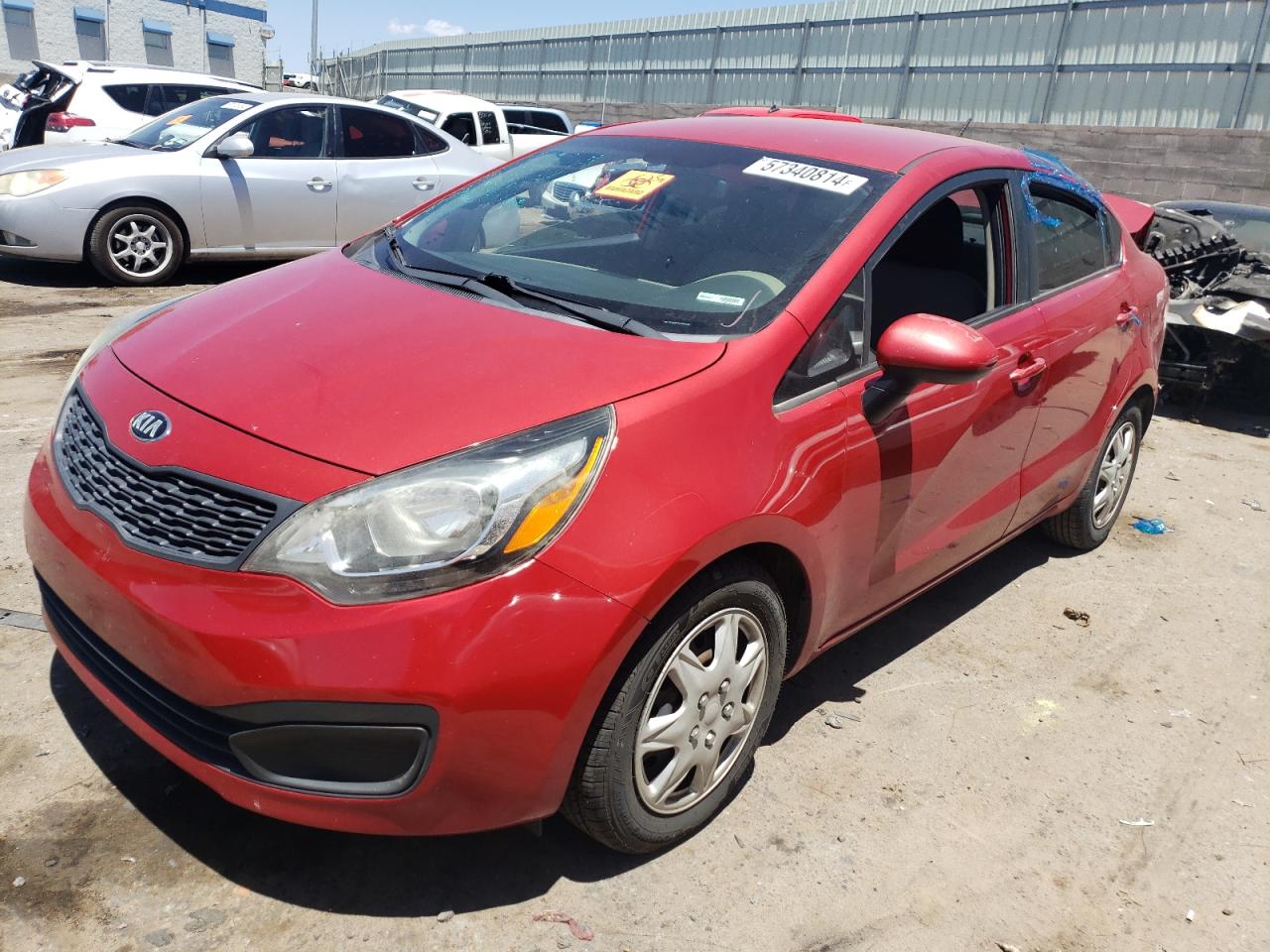 2015 Kia Rio Lx vin: KNADM4A32F6528230