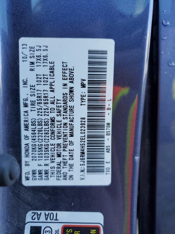 5J6RM4H52EL023928 2014 Honda Cr-V Ex