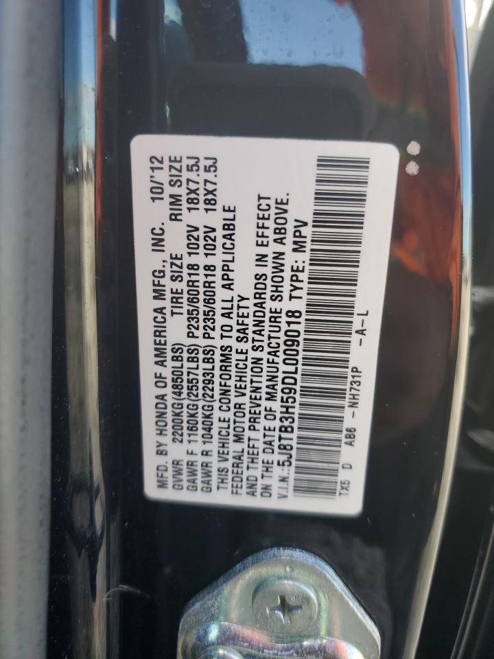 5J8TB3H59DL009018 2013 Acura Rdx Technology