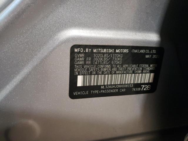 2022 Mitsubishi Mirage Es VIN: ML32AUHJ0NH008153 Lot: 60819624