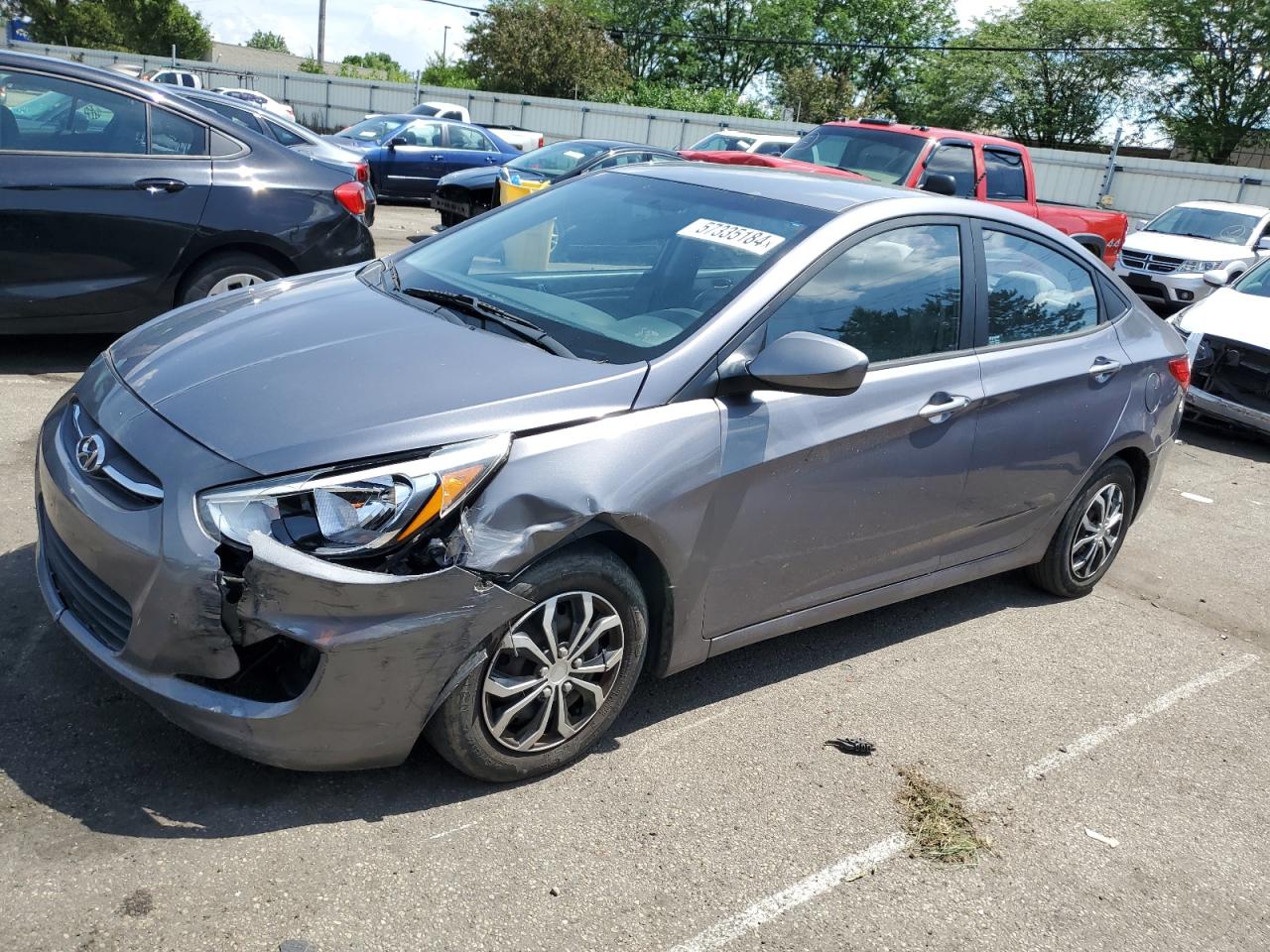 KMHCT4AE6FU806668 2015 Hyundai Accent Gls