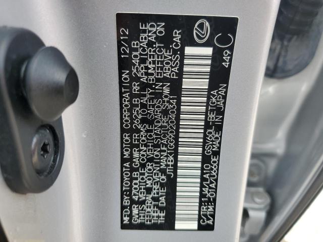 2013 Lexus Es 350 VIN: JTHBK1GG9D2040341 Lot: 60303314