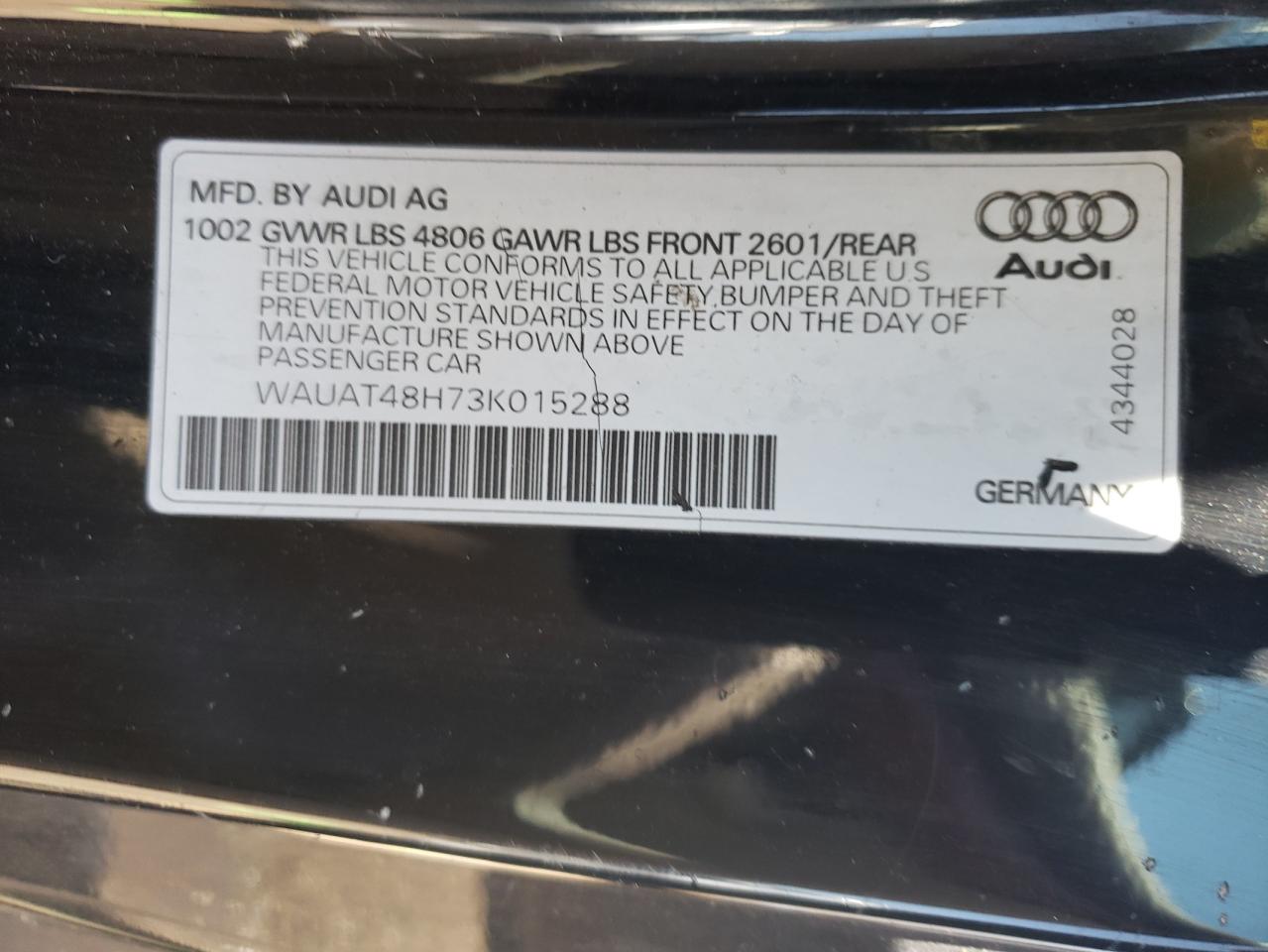 WAUAT48H73K015288 2003 Audi A4 3.0 Cabriolet