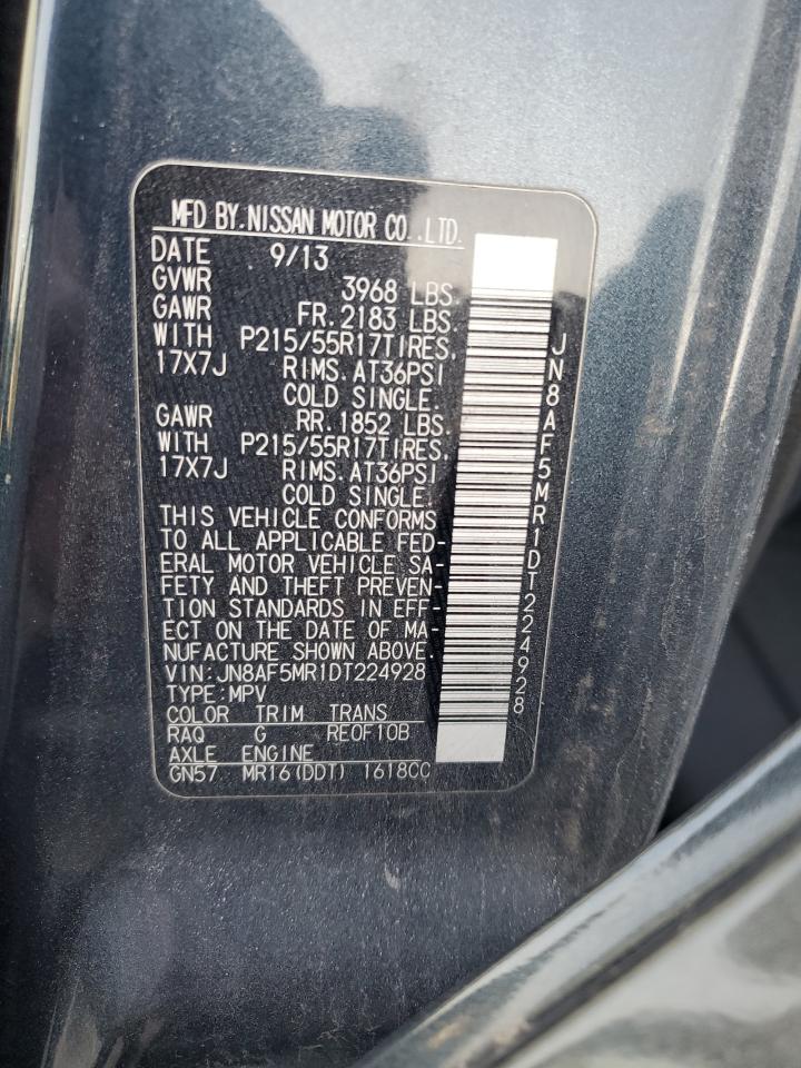 JN8AF5MR1DT224928 2013 Nissan Juke S