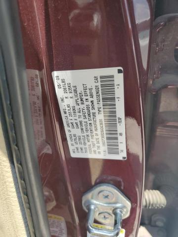 2009 Honda Accord Exl VIN: 1HGCP36829A043691 Lot: 59087604
