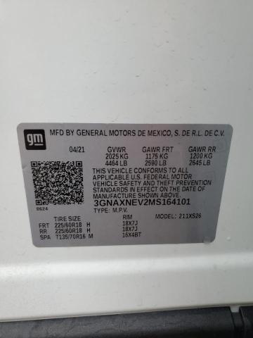 3GNAXNEV2MS164101 2021 CHEVROLET EQUINOX - Image 13