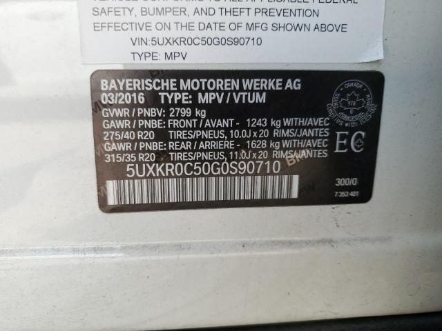 2016 BMW X5 xDrive35I VIN: 5UXKR0C50G0S90710 Lot: 59264634