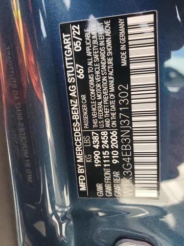 2022 Mercedes-Benz A 220 VIN: W1K3G4EB3NJ371302 Lot: 60202374