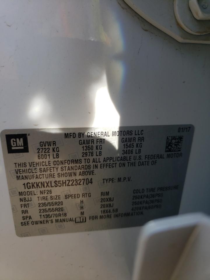 1GKKNXLS5HZ232704 2017 GMC Acadia Denali