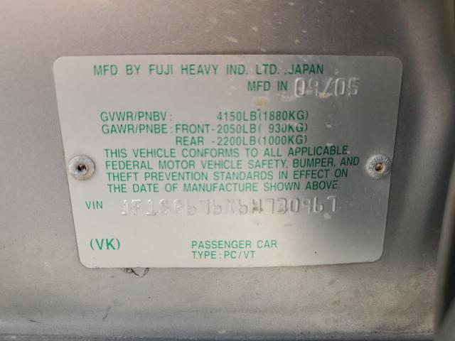 2006 Subaru Forester 2.5X Ll Bean VIN: JF1SG676X6H730967 Lot: 59029304