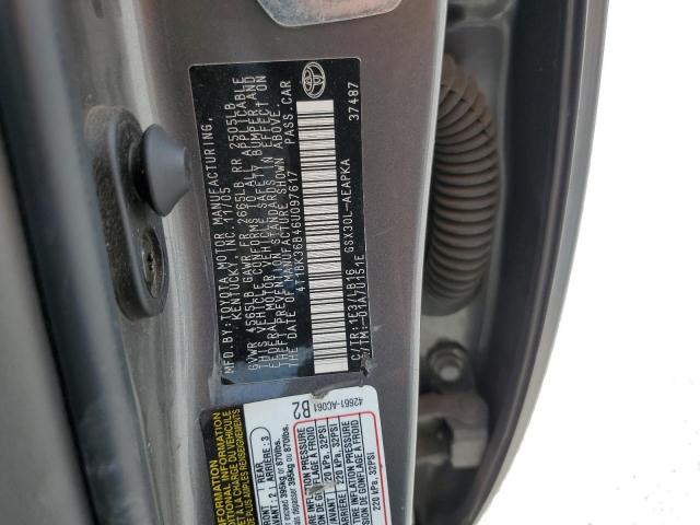 2006 Toyota Avalon Xl VIN: 4T1BK36B46U097617 Lot: 59532534