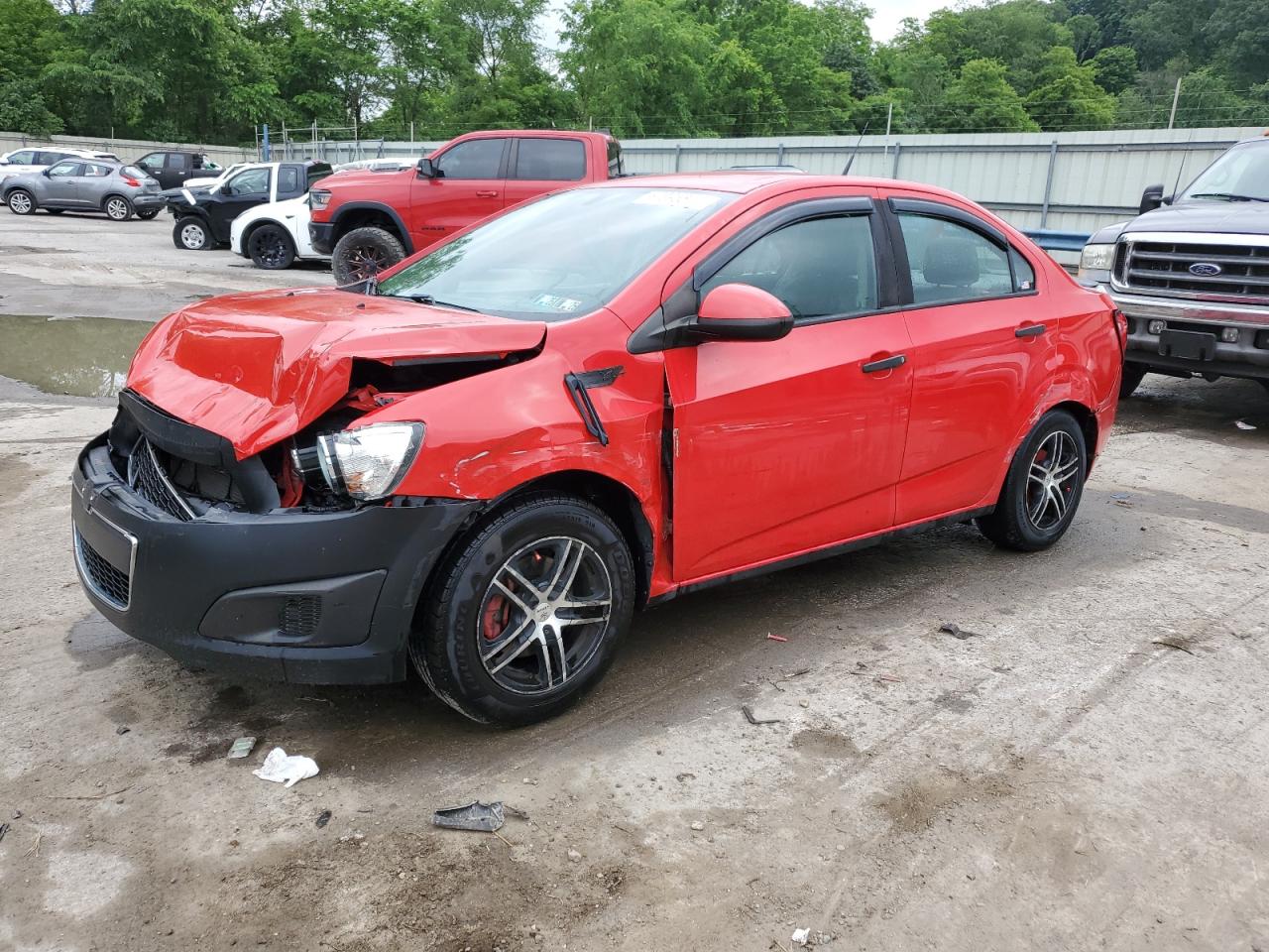 1G1JA5SH8E4242447 2014 Chevrolet Sonic Ls