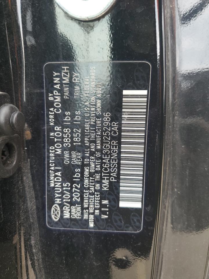 KMHTC6AE3GU252986 2016 Hyundai Veloster Turbo