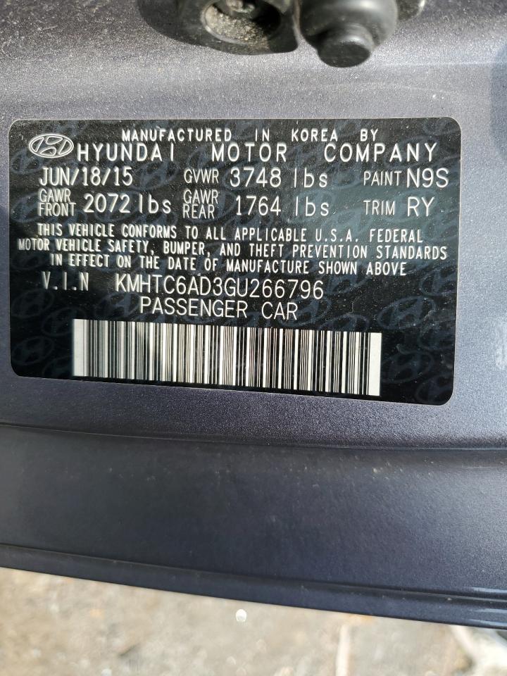 KMHTC6AD3GU266796 2016 Hyundai Veloster