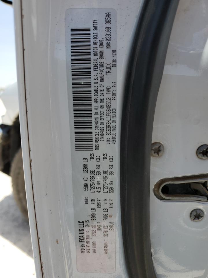 3C63R3HL1FG648512 2015 Ram 3500 Slt