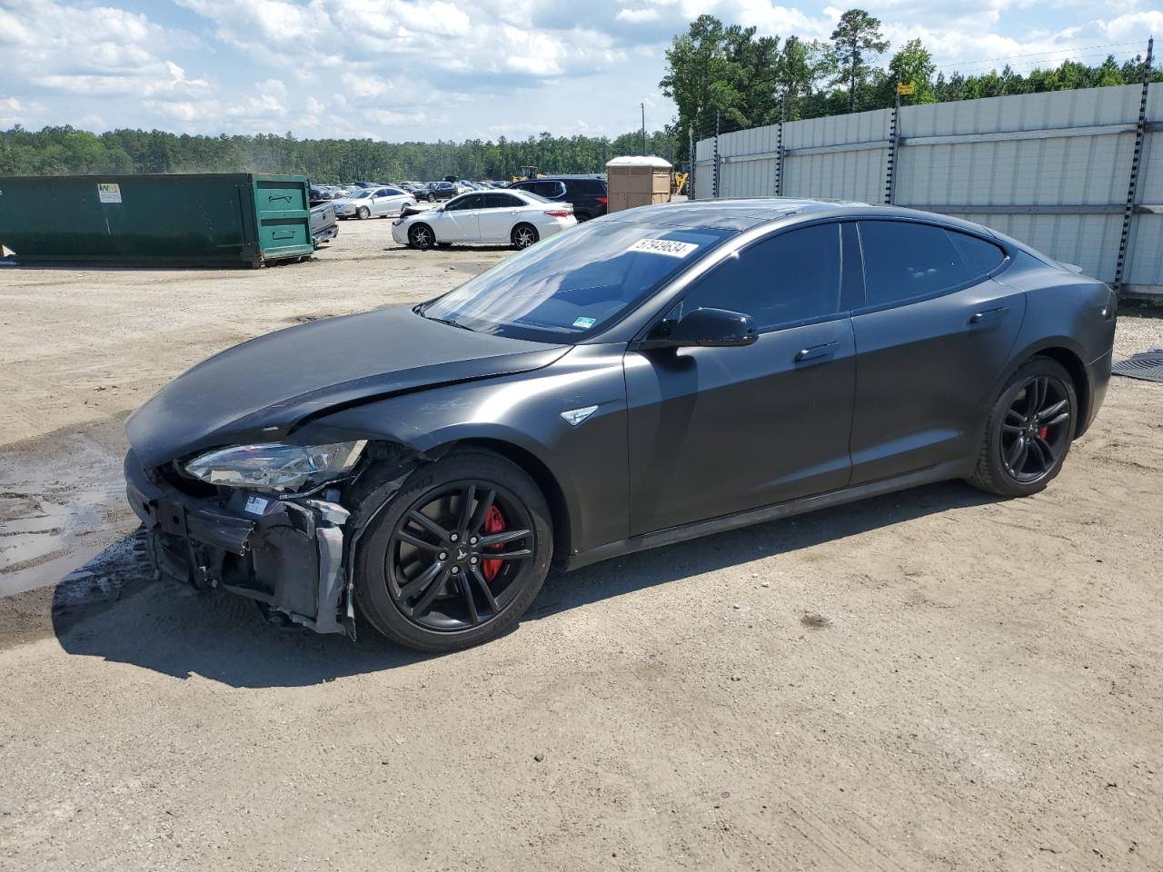 2014 Tesla Model S vin: 5YJSA1H14EFP40281