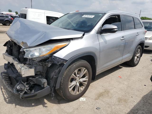 VIN 5TDJKRFH3ES023468 2014 Toyota Highlander, Xle no.1