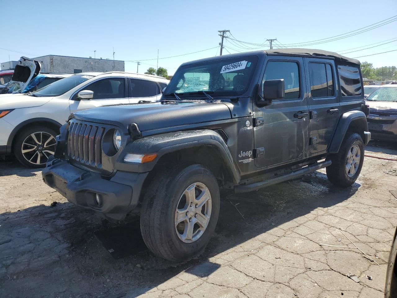 2018 Jeep Wrangler Unlimited Sport vin: 1C4HJXDGXJW151524