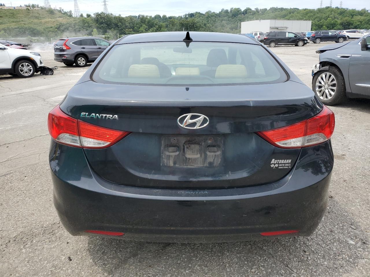 2012 Hyundai Elantra Gls vin: KMHDH4AE9CU385594