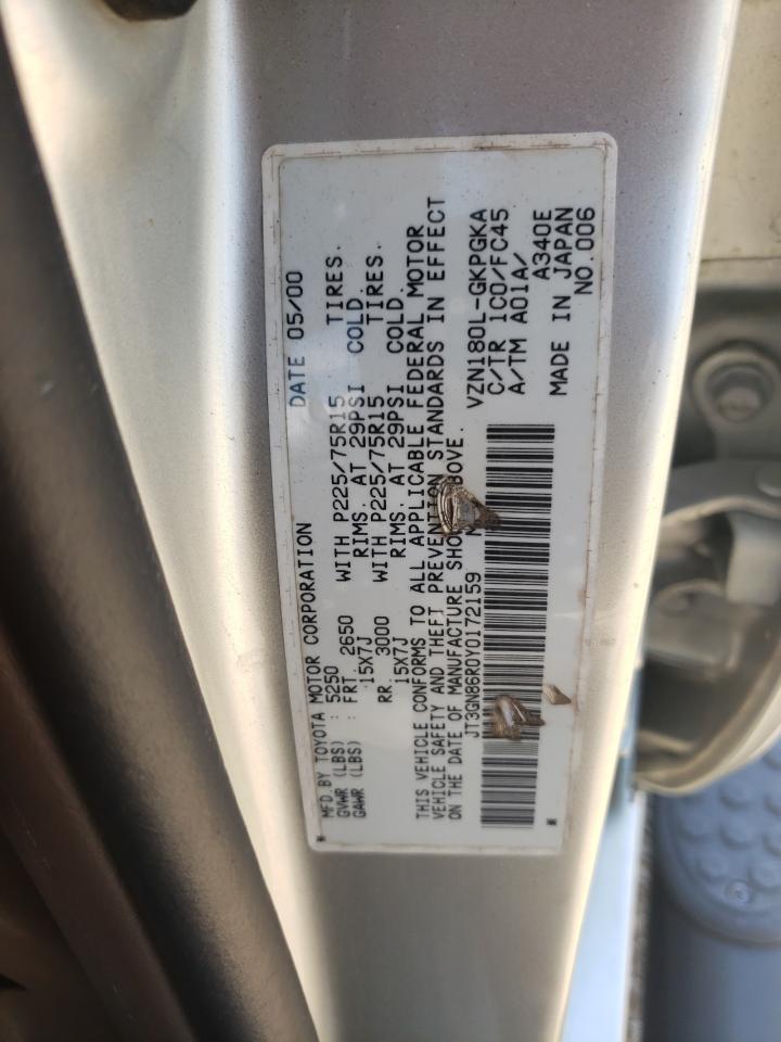 JT3GN86R0Y0172159 2000 Toyota 4Runner Sr5