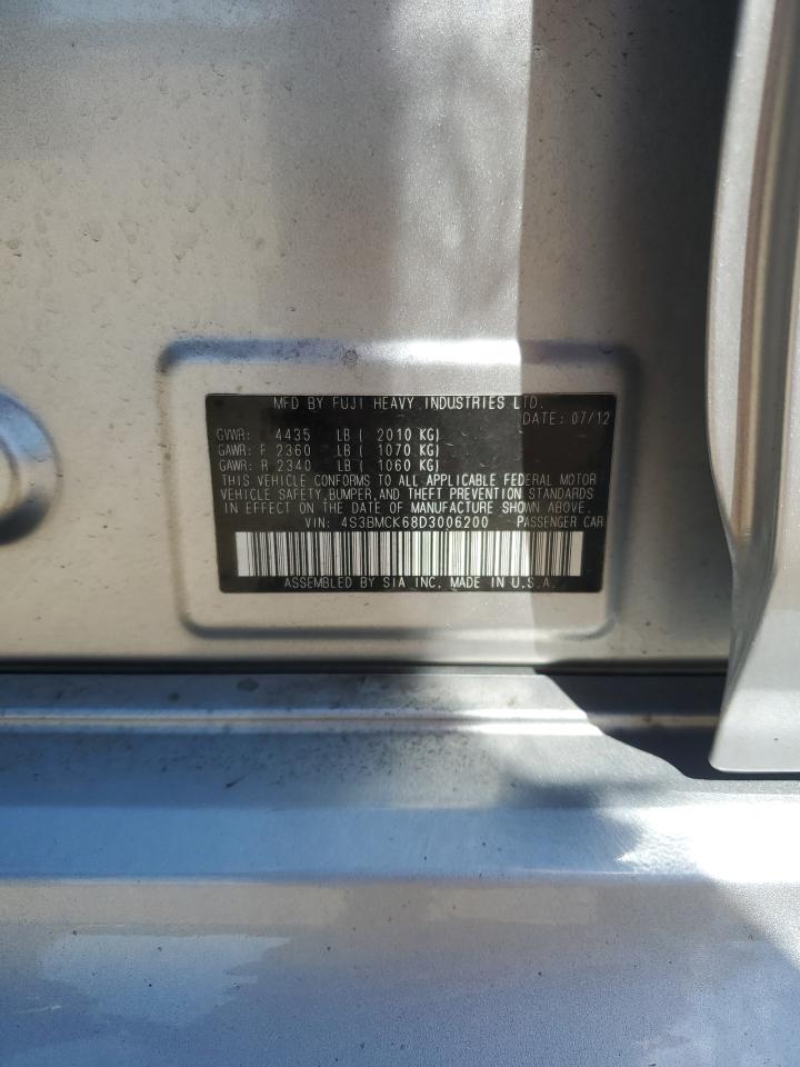 4S3BMCK68D3006200 2013 Subaru Legacy 2.5I Limited