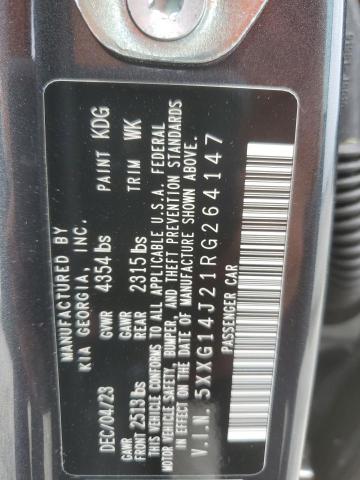 2024 Kia K5 Lxs VIN: 5XXG14J21RG264147 Lot: 59452724