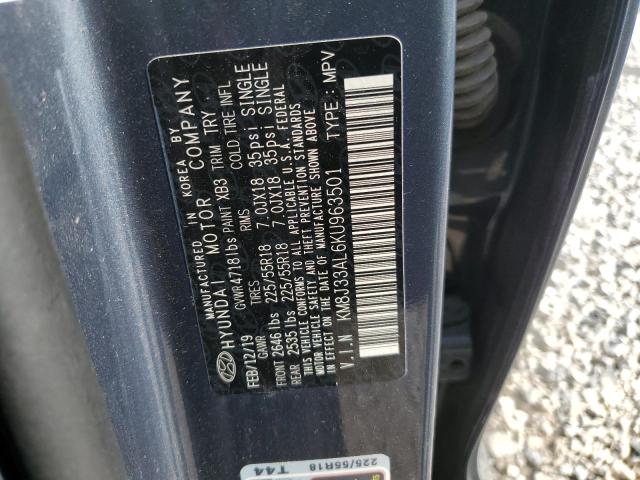 2019 Hyundai Tucson Limited VIN: KM8J33AL6KU963501 Lot: 58290954