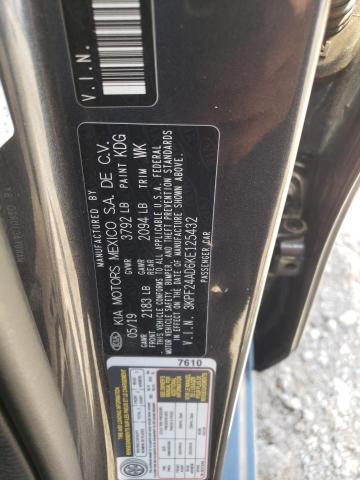 2019 Kia Forte Fe VIN: 3KPF24AD6KE125432 Lot: 57701404