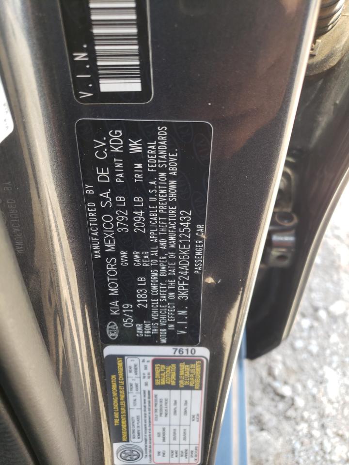 3KPF24AD6KE125432 2019 Kia Forte Fe