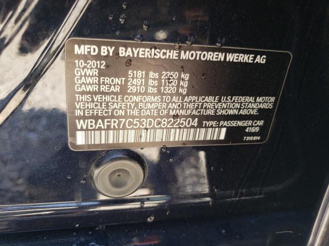 VIN WBAFR7C53DC822504 2013 BMW 5 Series, 535 I no.12