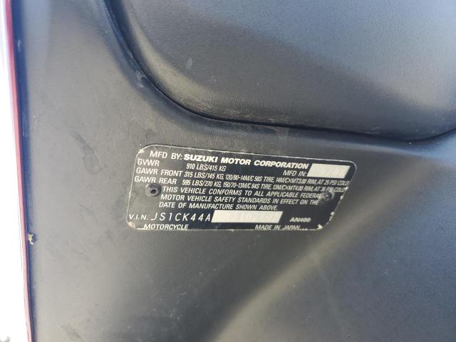 2008 SUZUKI AN400 JS1CK44A282102802