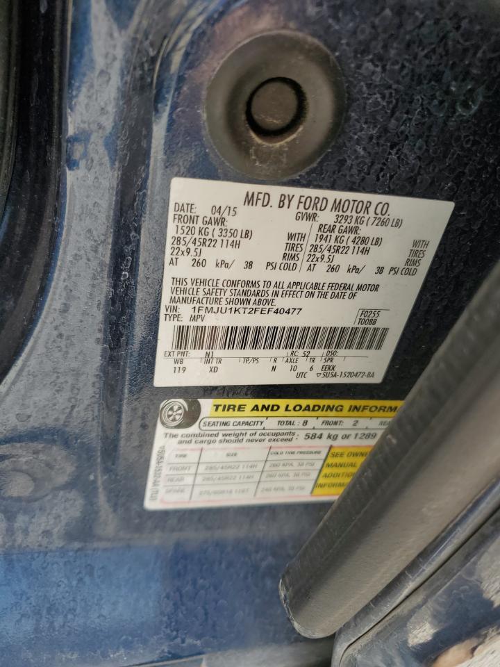 1FMJU1KT2FEF40477 2015 Ford Expedition Limited