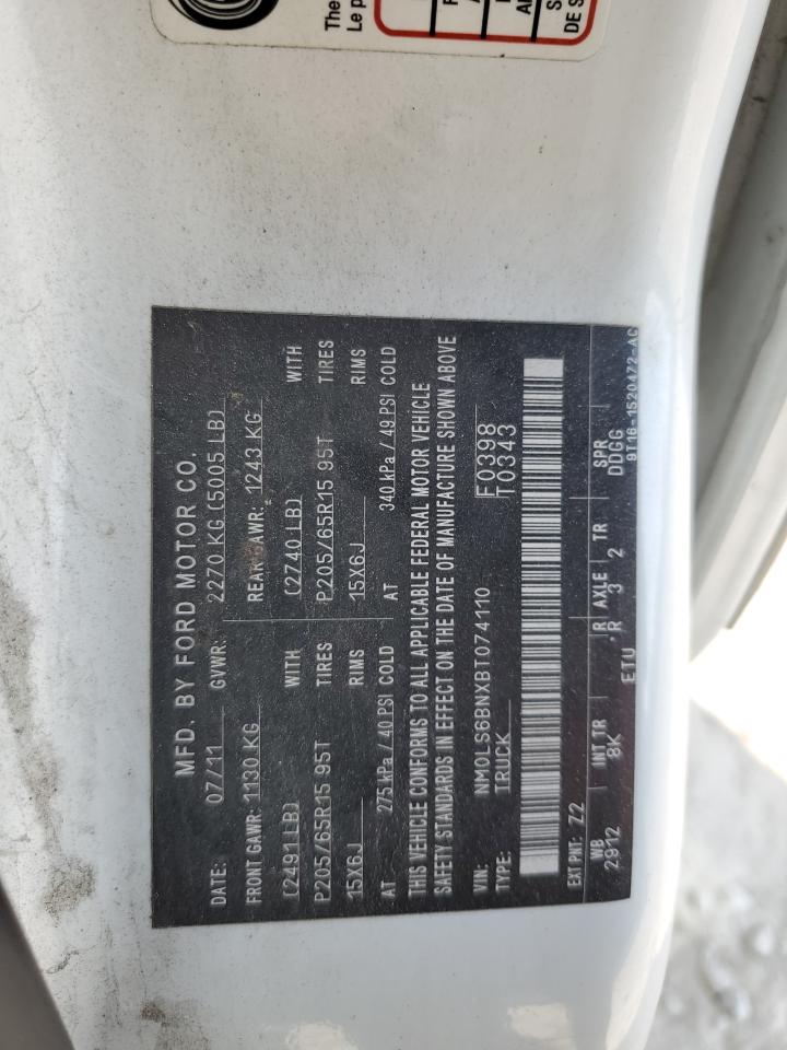 NM0LS6BNXBT074110 2011 Ford Transit Connect Xlt