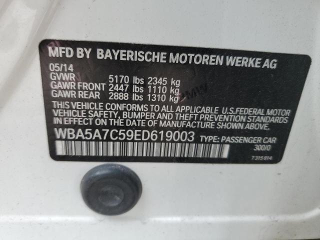 VIN WBA5A7C59ED619003 2014 BMW 5 Series, 528 XI no.12