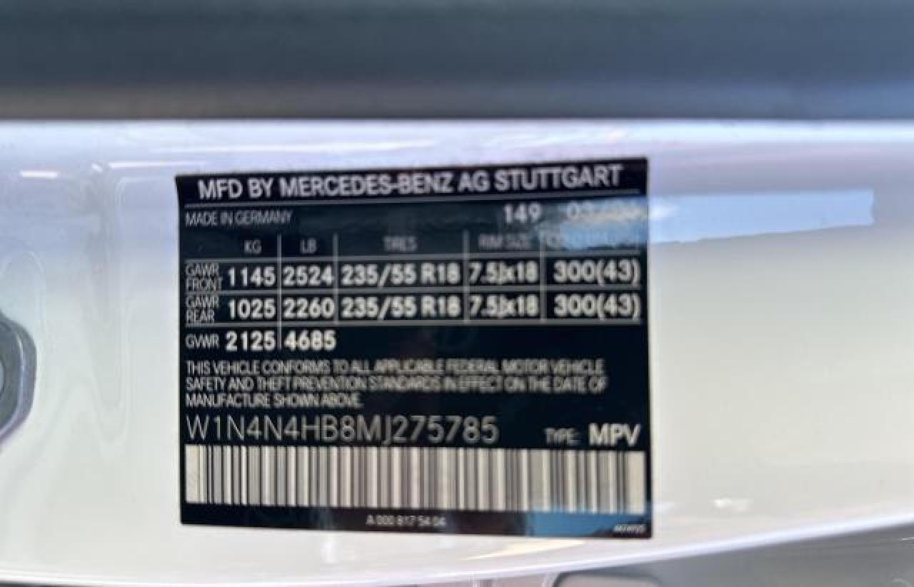2021 Mercedes-Benz Gla 250 4Matic vin: W1N4N4HB8MJ275785