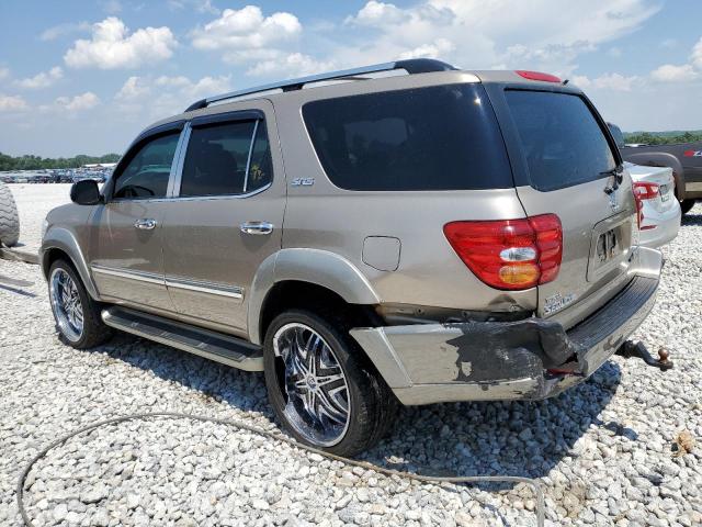 TOYOTA SEQUOIA SR 2001 tan  gas 5TDBT44A51S028143 photo #3