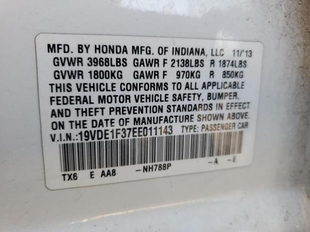 VIN 19VDE1F37EE011143 2014 Acura ILX, 20 no.12