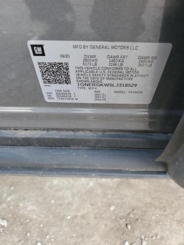 2020 Chevrolet Traverse Lt VIN: 1GNERGKW5LJ318529 Lot: 60233754