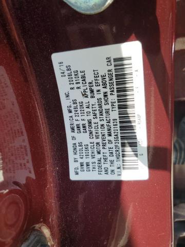 1HGCR2F35GA201639 2016 HONDA ACCORD - Image 12