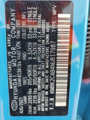 2022 HYUNDAI KONA SEL - KM8K2CAB4NU817987