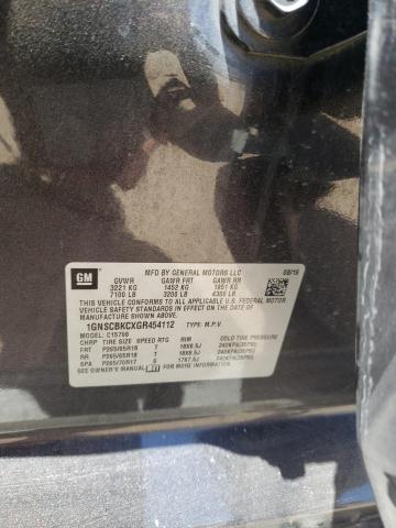 2016 Chevrolet Tahoe C1500 Lt VIN: 1GNSCBKCXGR454112 Lot: 60493214