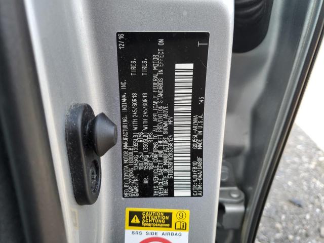 2017 Toyota Highlander Le VIN: 5TDBZRFH2HS368124 Lot: 57232964