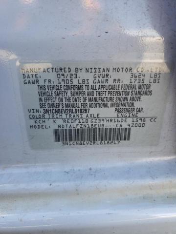 3N2CN8EV2RL818267 2024 Nissan Versa Sv