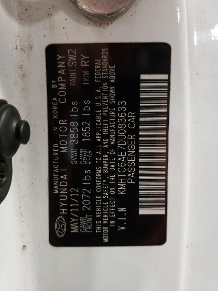 KMHTC6AE7DU083633 2013 Hyundai Veloster Turbo