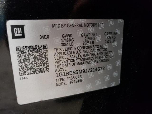2018 CHEVROLET CRUZE LT - 1G1BE5SM9J7214672