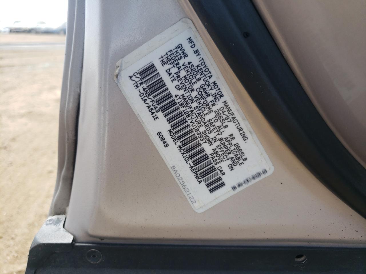 4T1BF12B7VU183937 1997 Toyota Avalon Xl