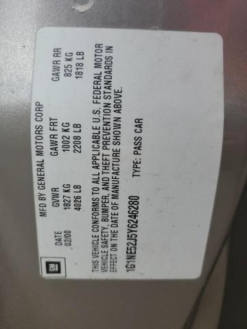 2000 Chevrolet Malibu Ls VIN: 1G1NE52J5Y6246280 Lot: 57150144