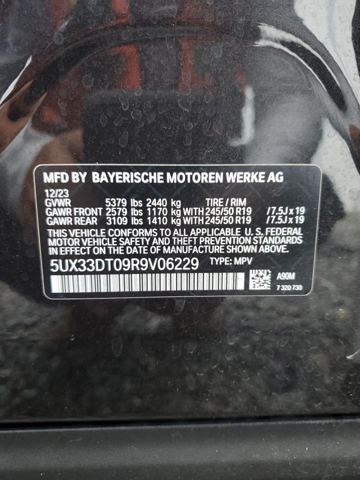 5UX33DT09R9V06229 2024 BMW X4 xDrive30I