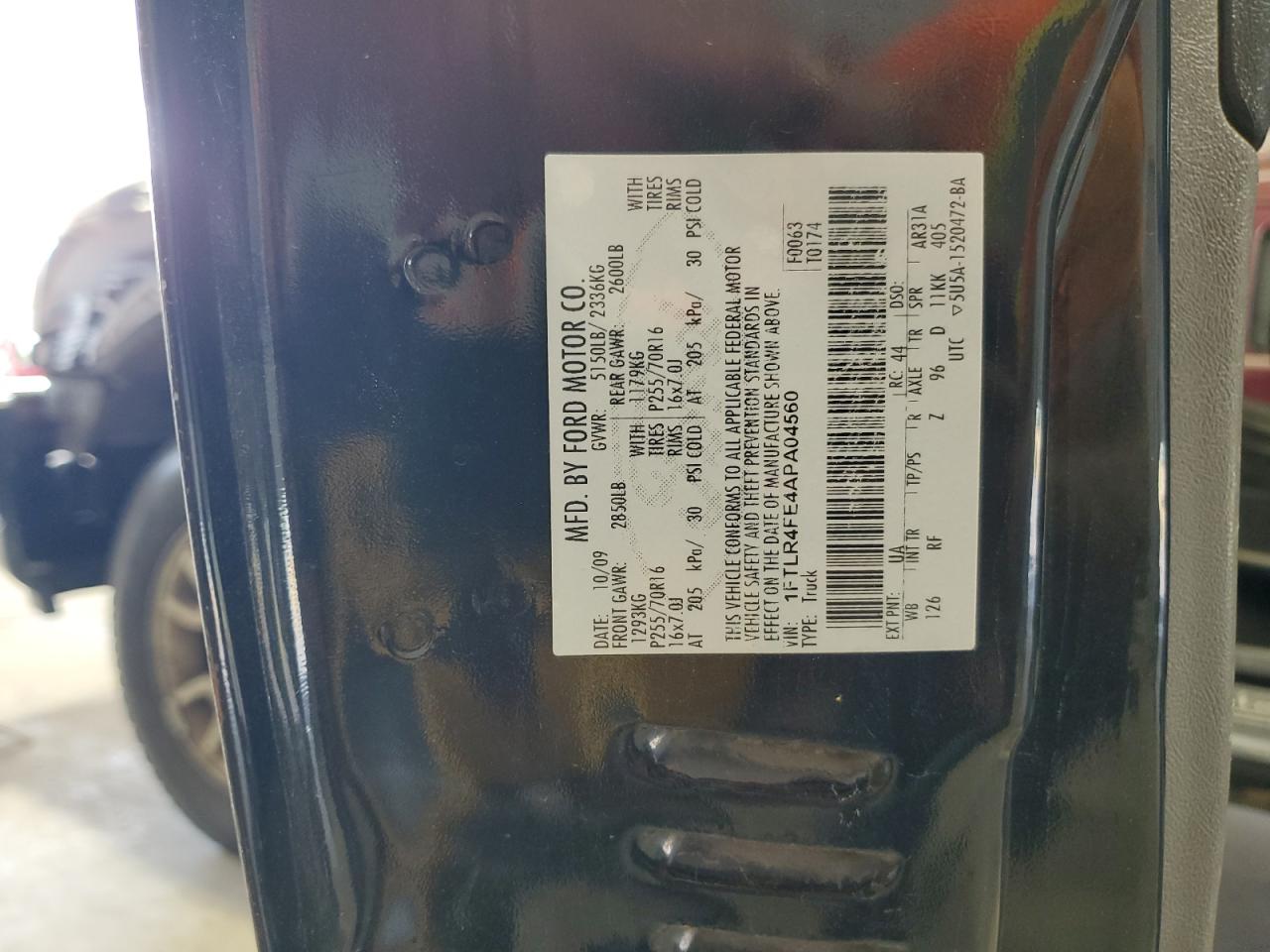 1FTLR4FE4APA04560 2010 Ford Ranger Super Cab